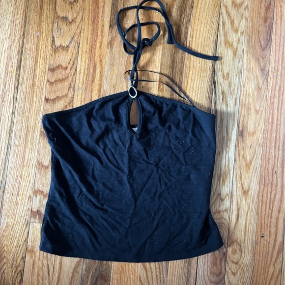 Poshmark Reformation Black Halter Top - Picture 1 of 2